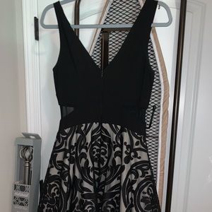 Black cocktail dress